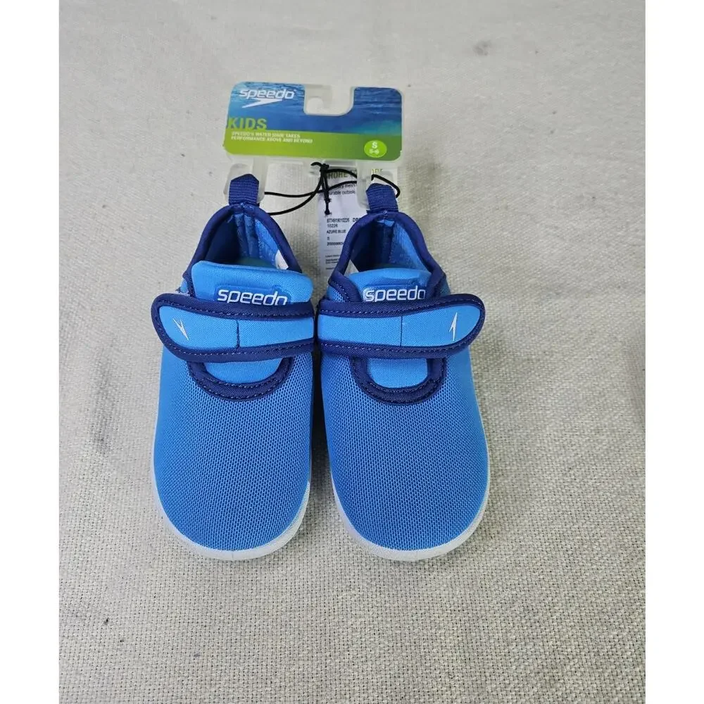 New Speedo Boy’s Shore Explorer Water Shoes Size S (5-6) Water Sandal Blue